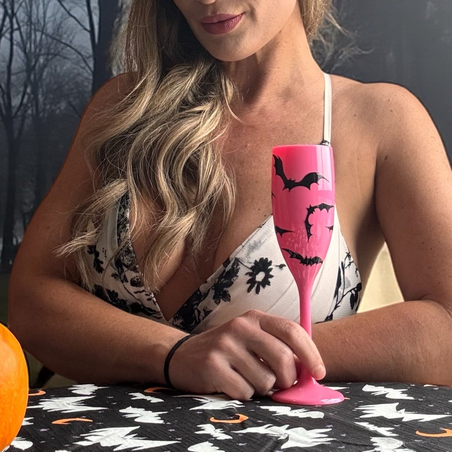 Halloween Unbreakable Champagne Glasses