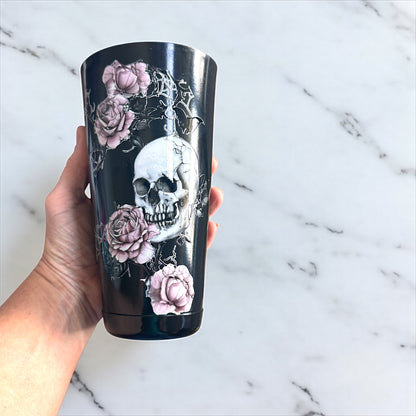 Halloween Cocktail Shaker Set Gothic Skeleton Boston Shaker Bar Kit