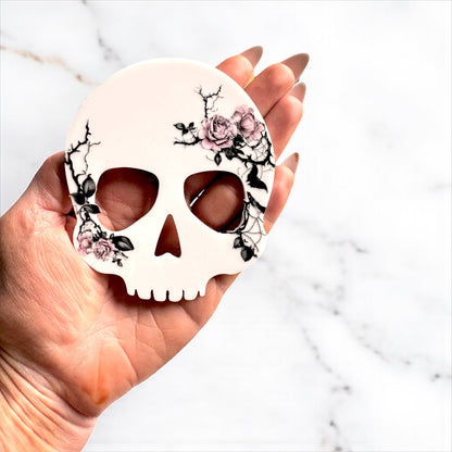 Gothic Skull Halloween Coasters