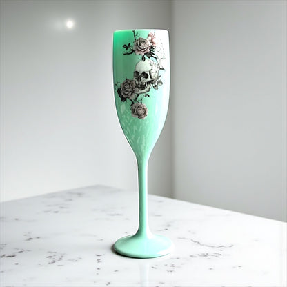 Gothic Halloween Champagne Flute Unbreakable Party Drinkware